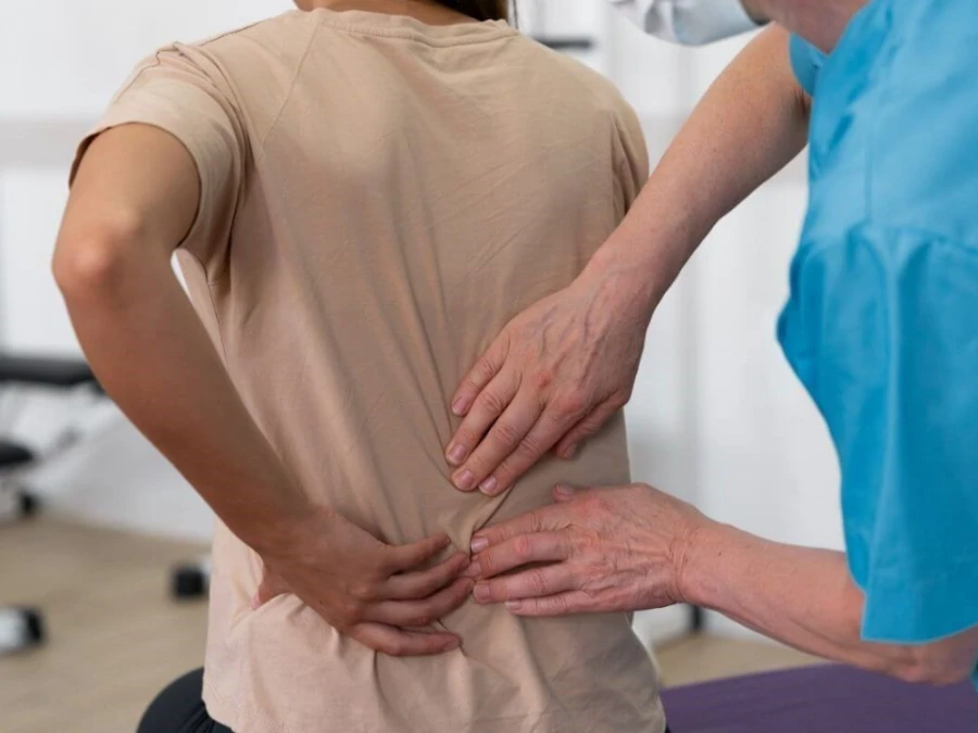 treatment to the lumbar spine