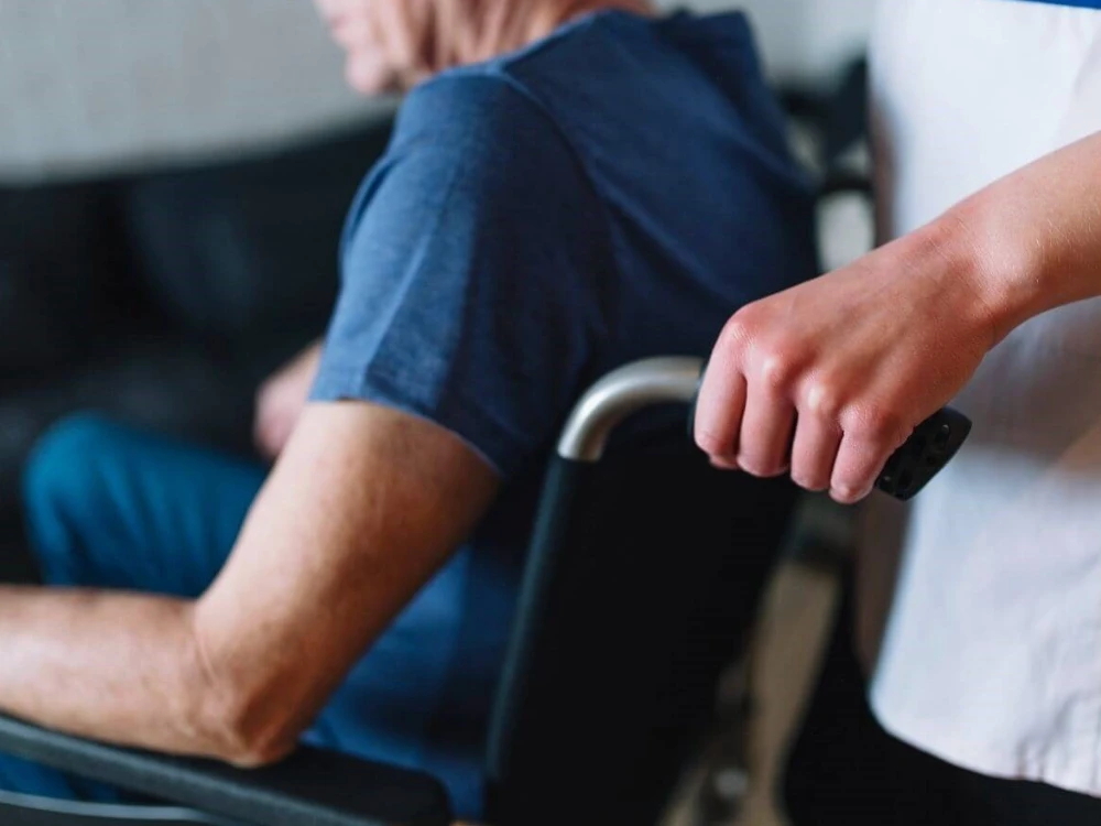 patient with a traumatic spinal cord injury